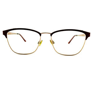 Lenton & Rusby LR5019 (610) Eyeglasses Berry Red Gold Frames‎ 52-16-140 H13320